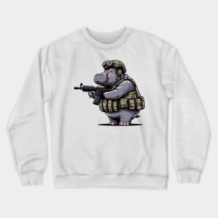 Tactical Hippo Crewneck Sweatshirt